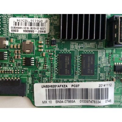 MAIN PARA TV SAMSUNG / NUMERO DE PARTE BN94-07869A / BN97-08808A / BN41-02245A / PANEL`S T500HVF06.4 / DH500CGA-B1 / DISPLAY T500HVN09.1 / MODELO UN50H6201AFXZA AH01 - Imagen 4